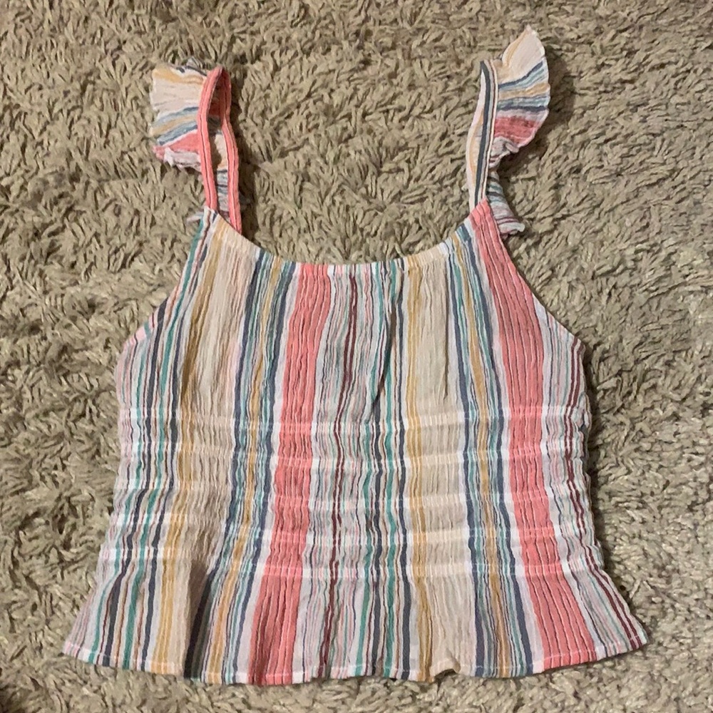 Colorful stripped blouse